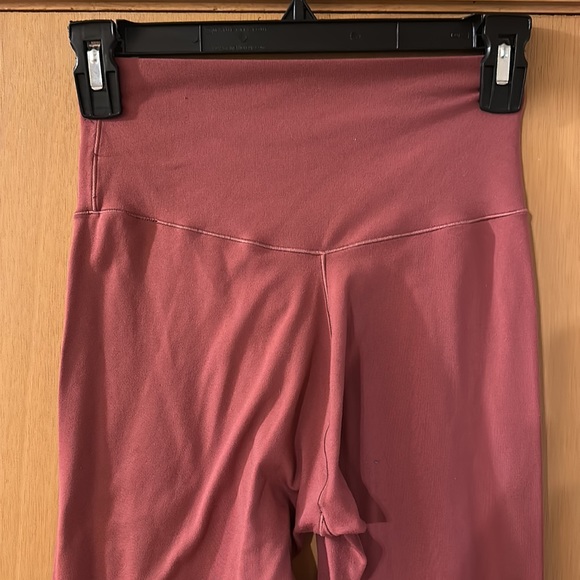 Offline by Aerie Crossover Real Me High Rise 7/8 Leggings Rose Pink Medium - Picture 10 of 12
